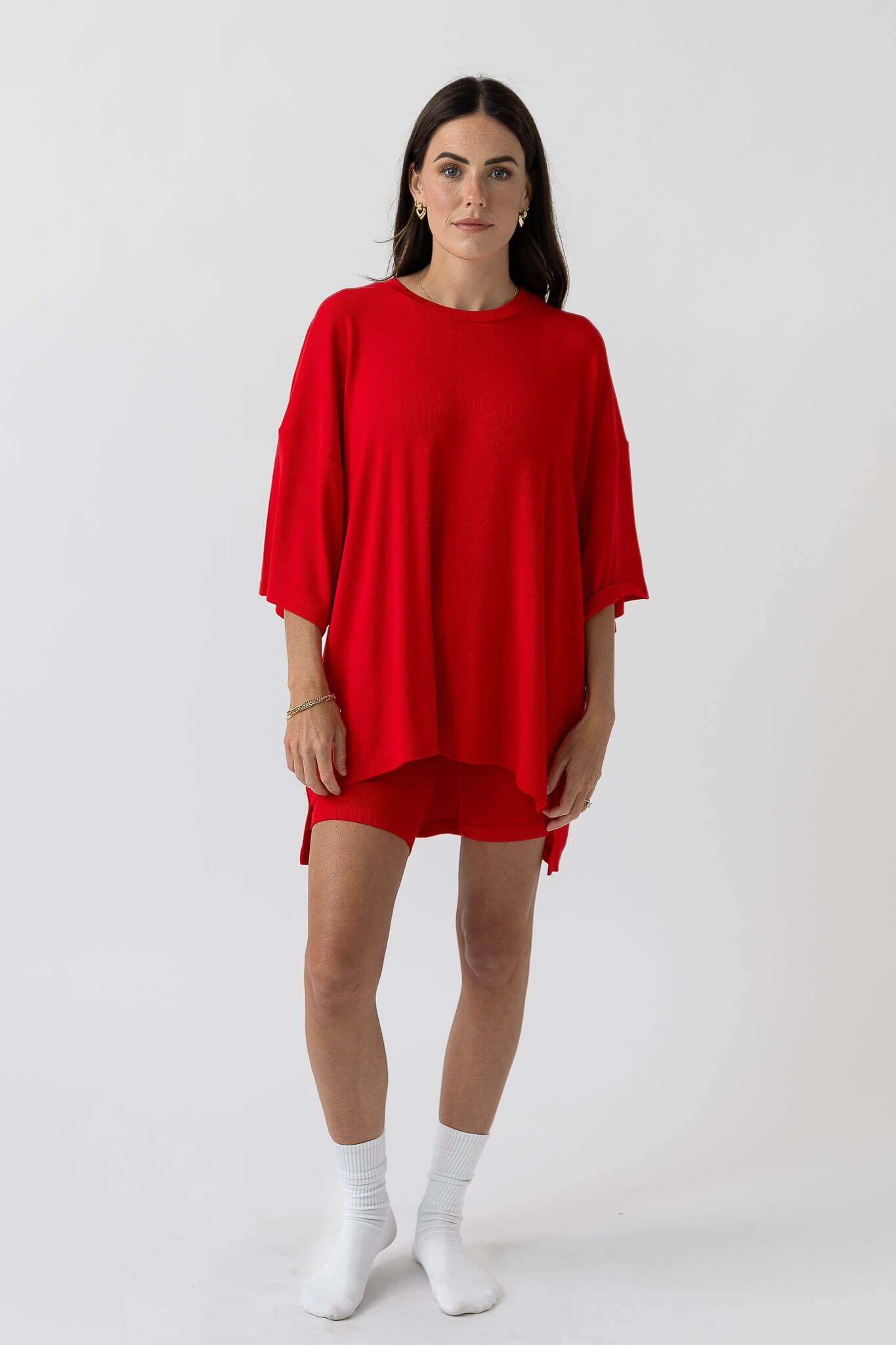 All Weekend Long Set Candy Apple – The Foxy Kind