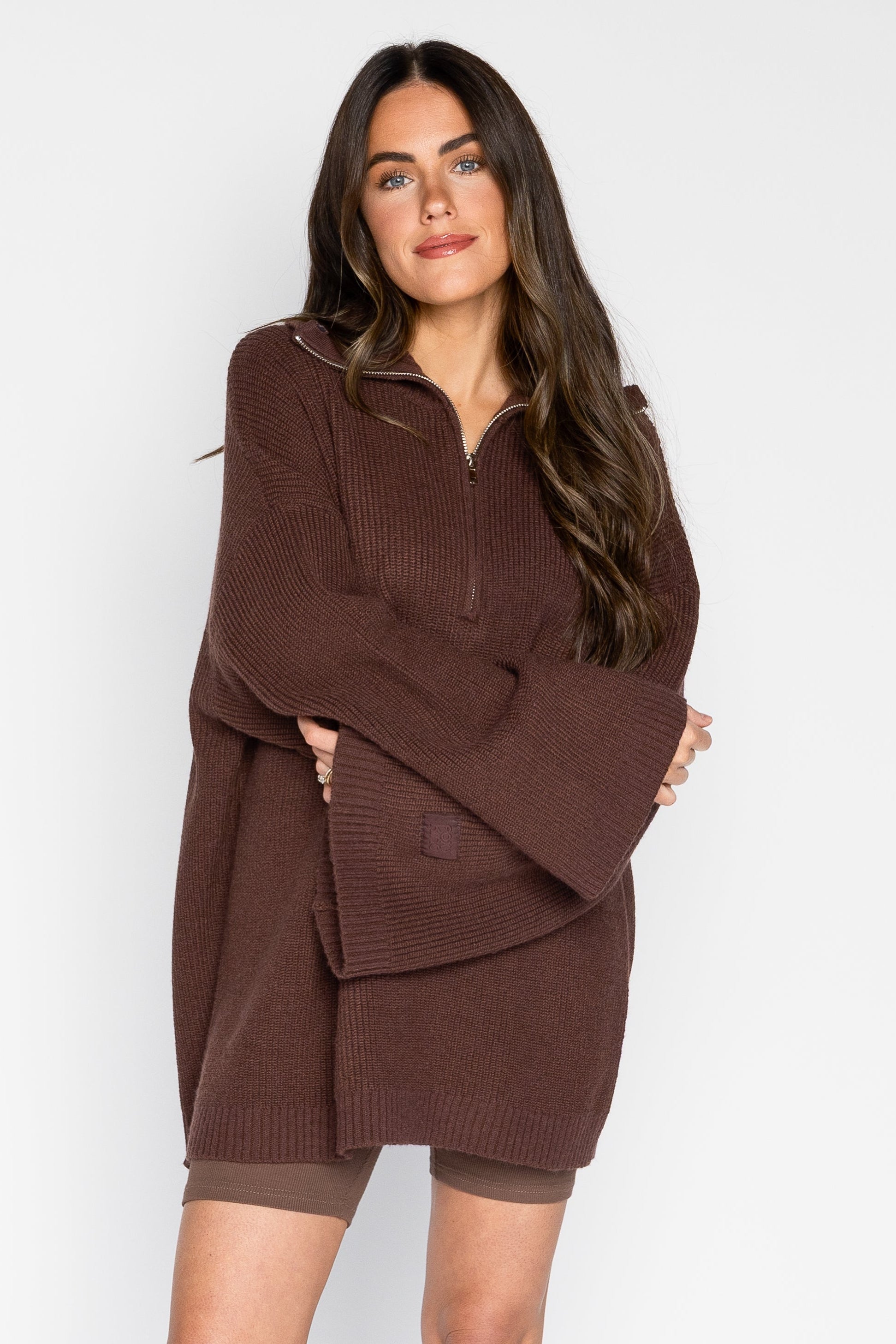 Prep School Pullover Truffle – The Foxy Kind