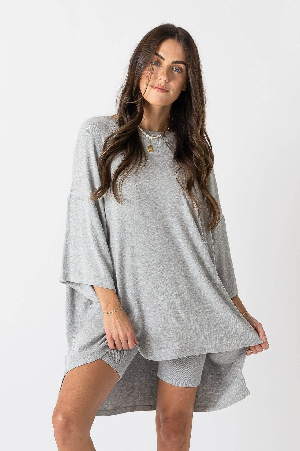 chinese dress ladies Buy Heather Charcoal Pique Long Sleeve Polo Shirt for Short Men main image 0